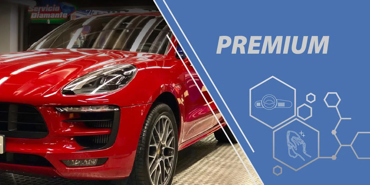 Banner de servicio de lavado premium